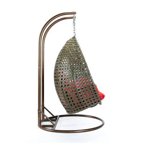 Modern Wicker Hanging Double Seater Egg Swing Chair