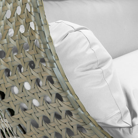 Modern Wicker Hanging Double Seater Egg Swing Chair