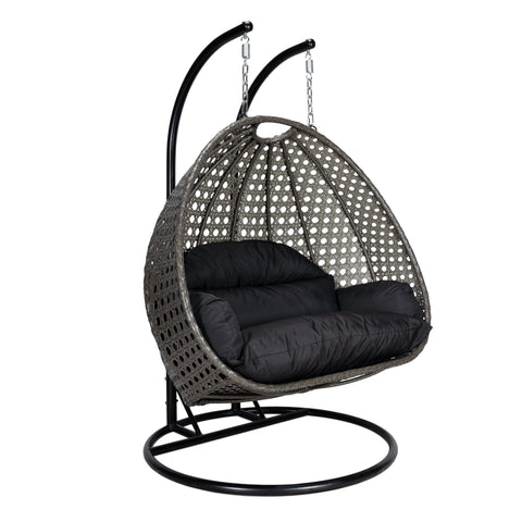 Modern Wicker Hanging Double Seater Egg Swing Chair