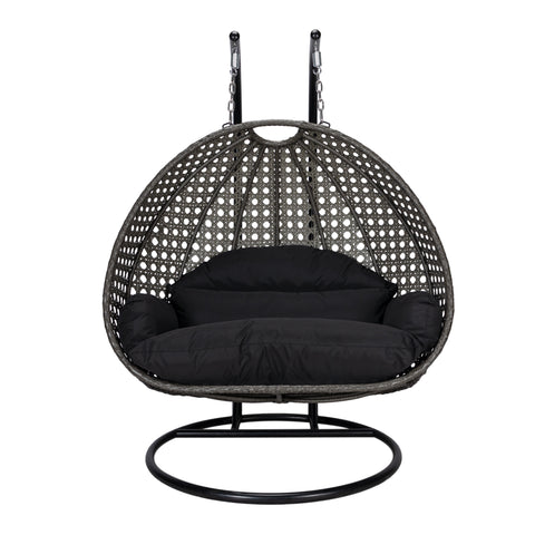 Modern Wicker Hanging Double Seater Egg Swing Chair