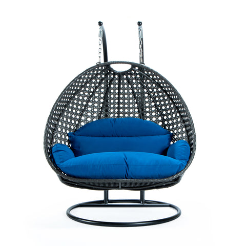 Modern Wicker Hanging Double Seater Egg Swing Chair