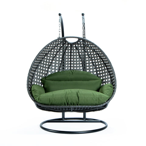 Modern Wicker Hanging Double Seater Egg Swing Chair