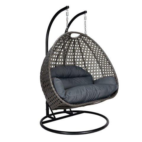 Modern Wicker Hanging Double Seater Egg Swing Chair