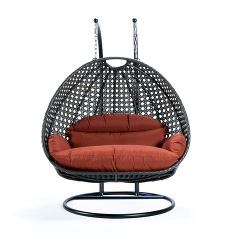 Modern Wicker Hanging Double Seater Egg Swing Chair