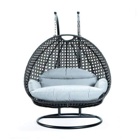 Modern Wicker Hanging Double Seater Egg Swing Chair