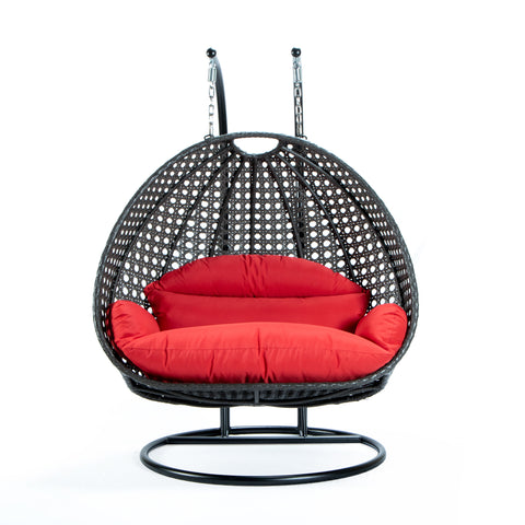 Modern Wicker Hanging Double Seater Egg Swing Chair