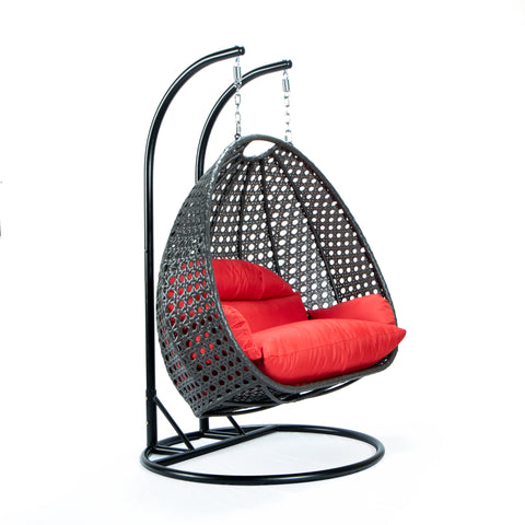 Modern Wicker Hanging Double Seater Egg Swing Chair