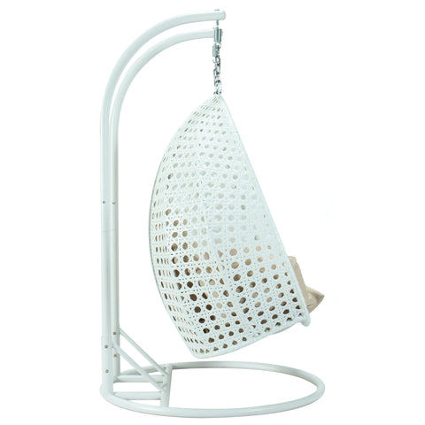 Modern Wicker Hanging Double Seater Egg Swing Chair