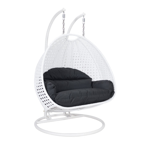 Modern Wicker Hanging Double Seater Egg Swing Chair