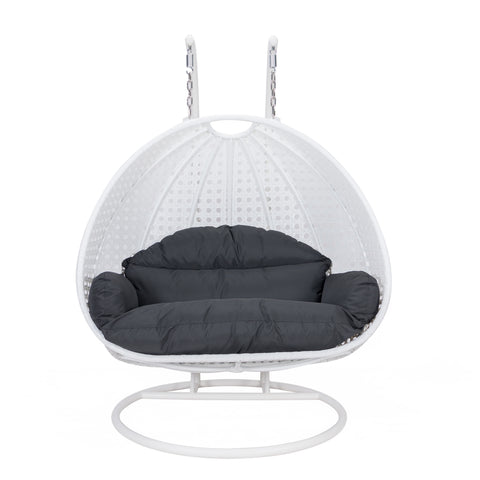 Modern Wicker Hanging Double Seater Egg Swing Chair