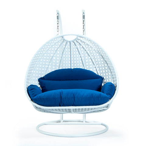 Modern Wicker Hanging Double Seater Egg Swing Chair