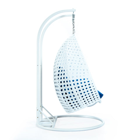 Modern Wicker Hanging Double Seater Egg Swing Chair