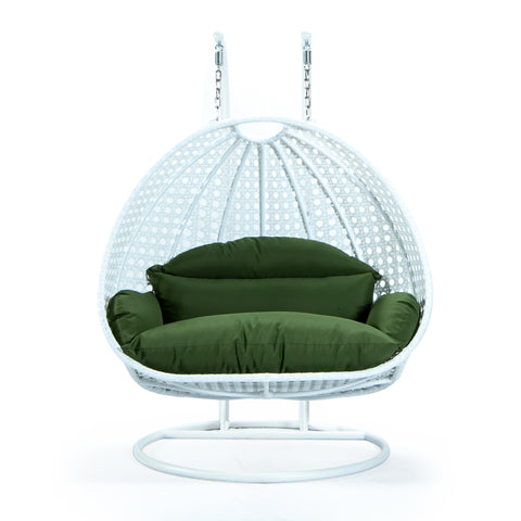 Modern Wicker Hanging Double Seater Egg Swing Chair