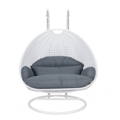 Modern Wicker Hanging Double Seater Egg Swing Chair