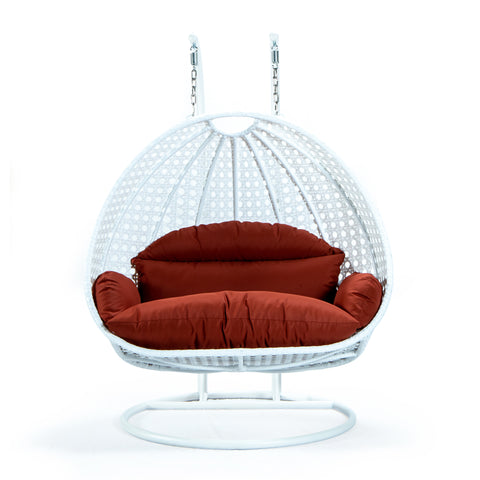 Modern Wicker Hanging Double Seater Egg Swing Chair