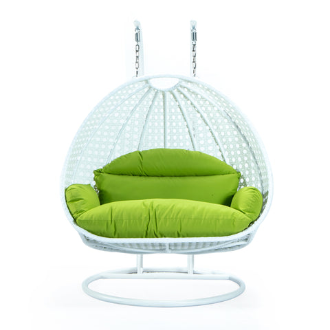 Modern Wicker Hanging Double Seater Egg Swing Chair