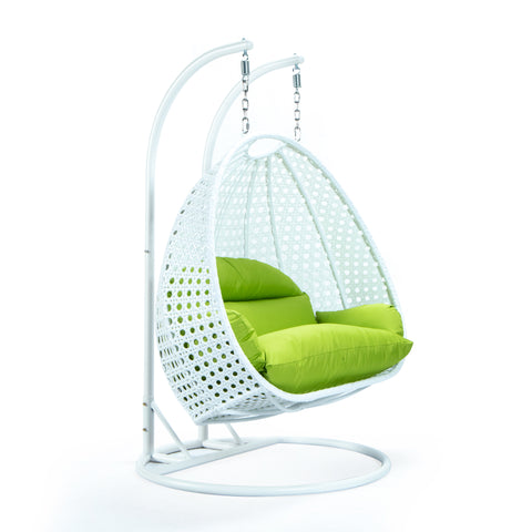 Modern Wicker Hanging Double Seater Egg Swing Chair