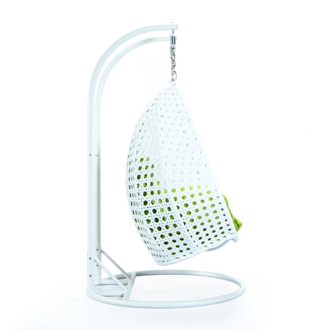 Modern Wicker Hanging Double Seater Egg Swing Chair