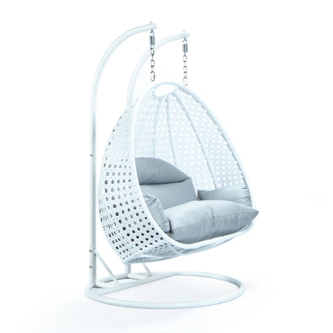 Modern Wicker Hanging Double Seater Egg Swing Chair