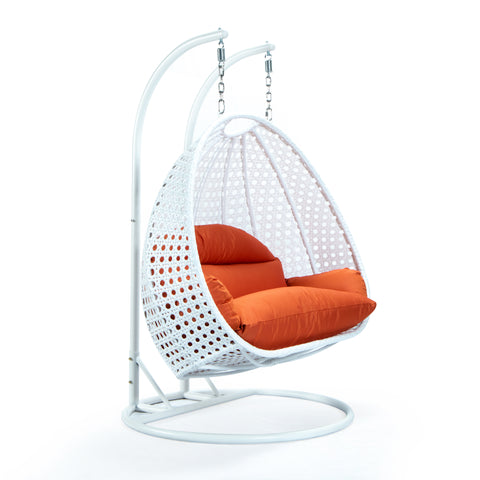 Modern Wicker Hanging Double Seater Egg Swing Chair