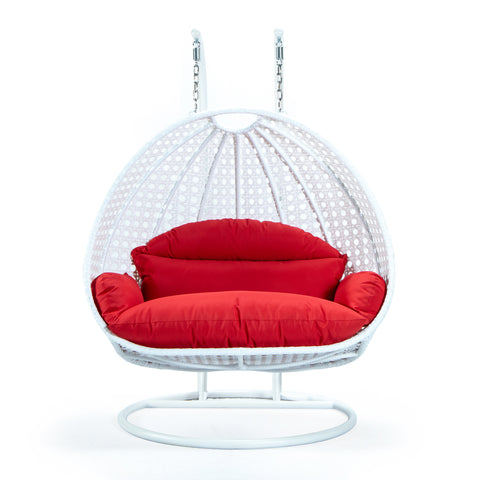 Modern Wicker Hanging Double Seater Egg Swing Chair