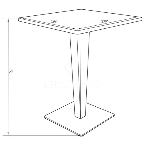 Glen Modern MDF Dining Table