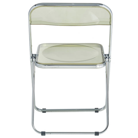 Lawrence Acrylic Folding Chair With Metal Frame