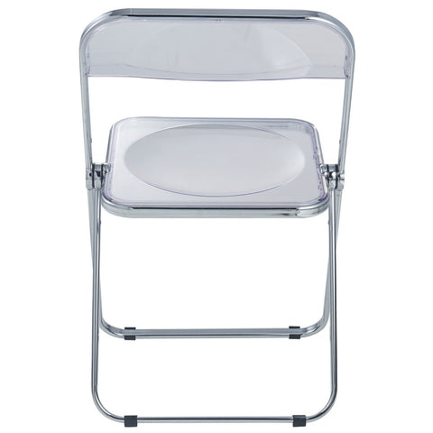 Lawrence Acrylic Folding Chair With Metal Frame