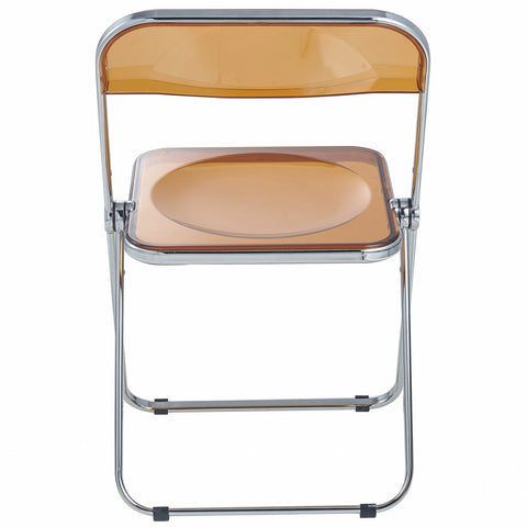 Lawrence Acrylic Folding Chair With Metal Frame