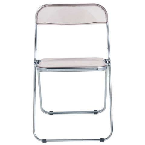 Lawrence Acrylic Folding Chair With Metal Frame