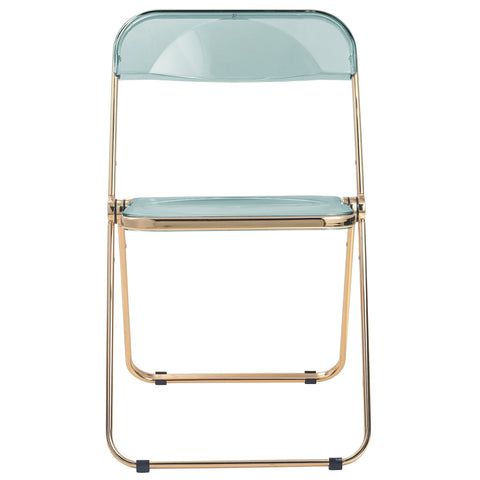 Lawrence Acrylic Folding Chair With Metal Frame