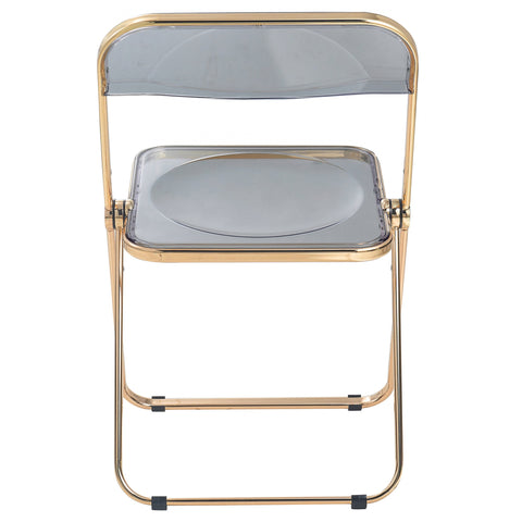 Lawrence Acrylic Folding Chair With Metal Frame