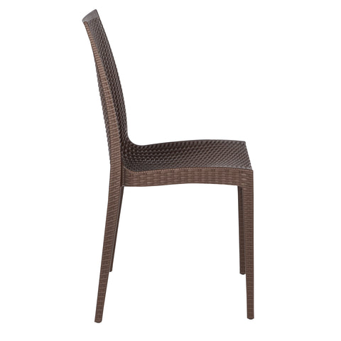 Weave Mace Indoor/Outdoor Dining Chair (Armless)