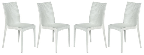 Weave Mace Indoor/Outdoor Dining Chair (Armless)