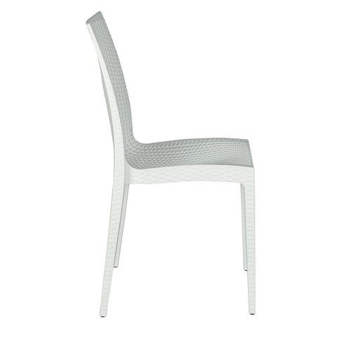 Weave Mace Indoor/Outdoor Dining Chair (Armless)