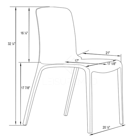 Murray Modern Dining Chair Set of 4