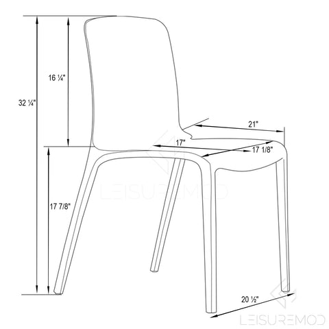 Murray Modern Dining Chair Set of 4