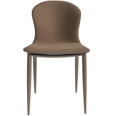 Mosaic Modern Accent Upholstered Dining Chair With Metal Legs Set of 4