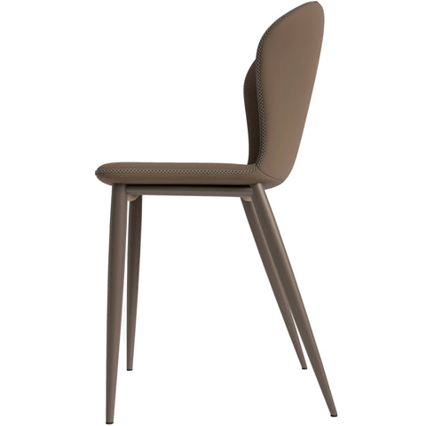 Mosaic Modern Accent Upholstered Dining Chair With Metal Legs Set of 4