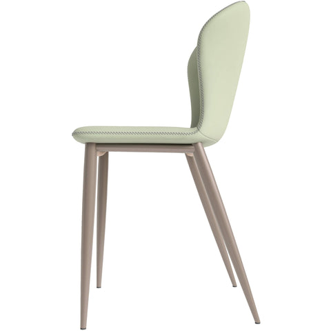 Mosaic Modern Accent Upholstered Dining Chair With Metal Legs Set of 4