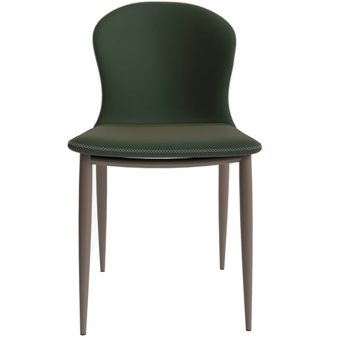 Mosaic Modern Accent Upholstered Dining Chair With Metal Legs Set of 4