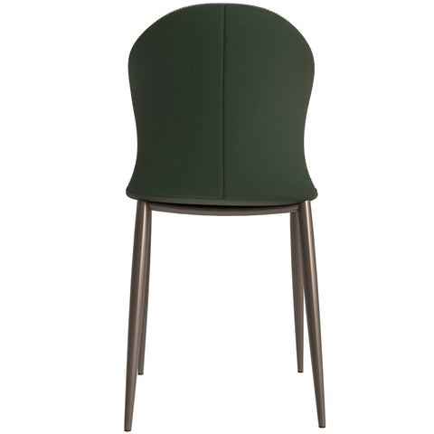 Mosaic Modern Accent Upholstered Dining Chair With Metal Legs Set of 4