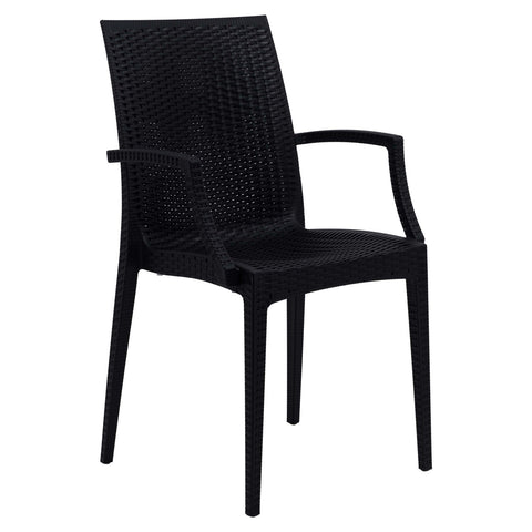 Modern Weave Mace Patio Outdoor Dining Armchair