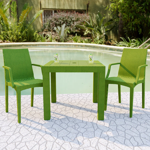 Modern Weave Mace Patio Outdoor Dining Armchair