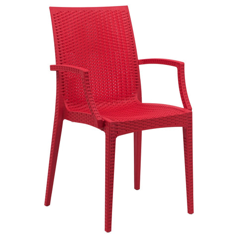 Modern Weave Mace Patio Outdoor Dining Armchair