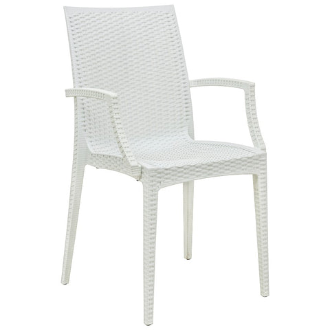 Modern Weave Mace Patio Outdoor Dining Armchair