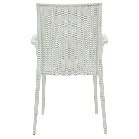 Modern Weave Mace Patio Outdoor Dining Armchair