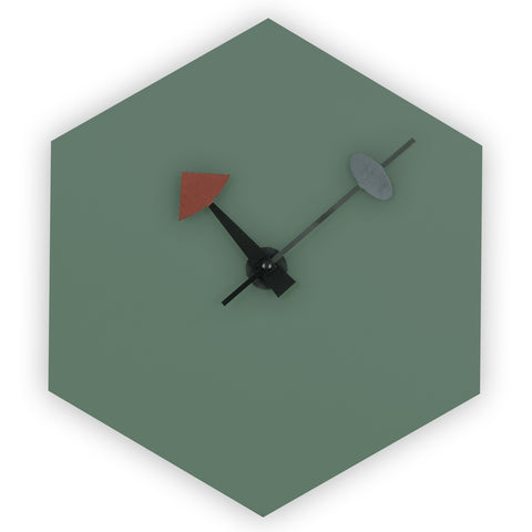 Manchester Modern hexagon Silent Non-Ticking Wall Clock