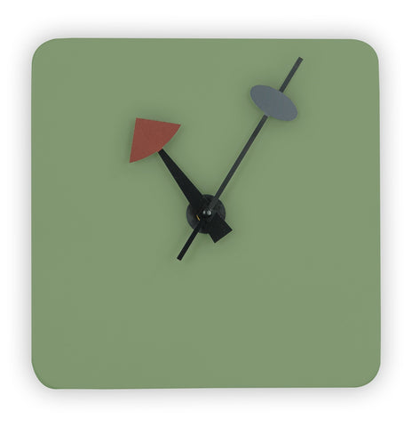 Manchester Modern Square Silent Non-Ticking Wall Clock