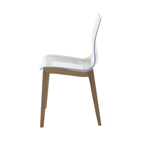 Marsden Modern Dining Side Chair with Beech Wood Legs, Set of 2